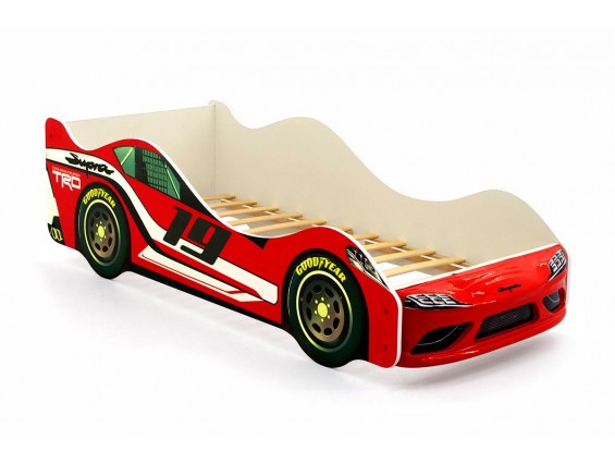 Кровать-машина Супра Красная