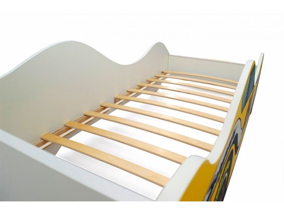 Кровать-машина Супра Желтая