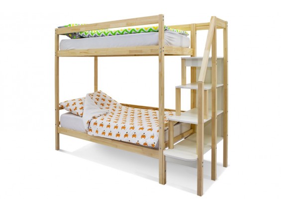 Двухъярусная кровать Svogen без покрытия