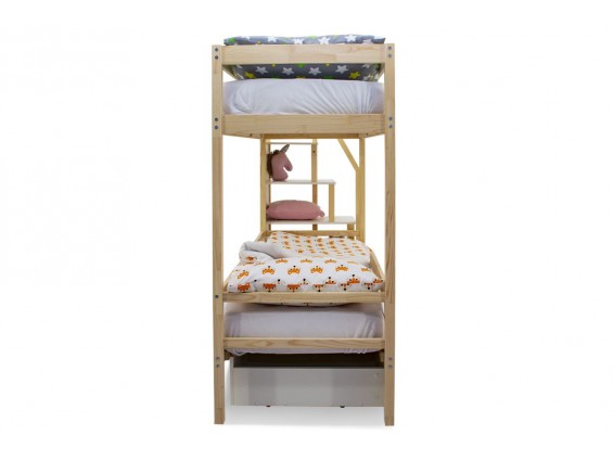 Двухъярусная кровать Svogen без покрытия