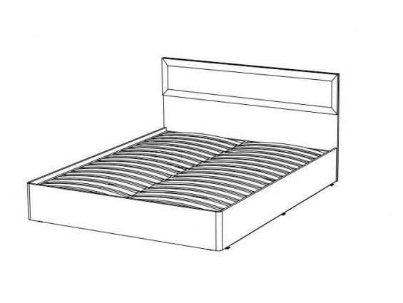 Двуспальная кровать с ортопедической решеткой Престиж-2