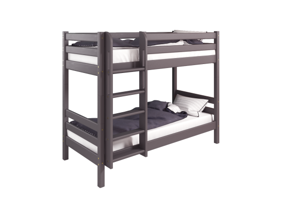 Вариант 9 Двухъярусная кровать Соня Лаванда с прямой лестницей
