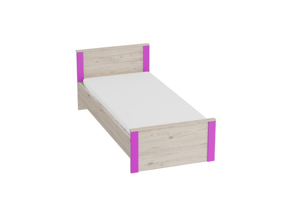 Односпальная детская кровать Скаут Фуксия