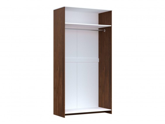 Шкаф для одежды 2-х дверный Кантри Орех Риббек темный