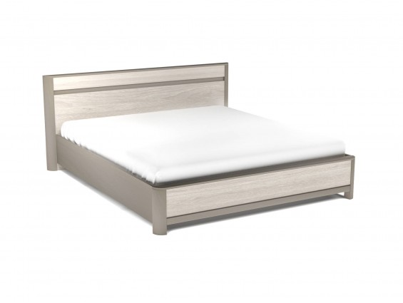 Двуспальная кровать 1800 Лацио Серый камень